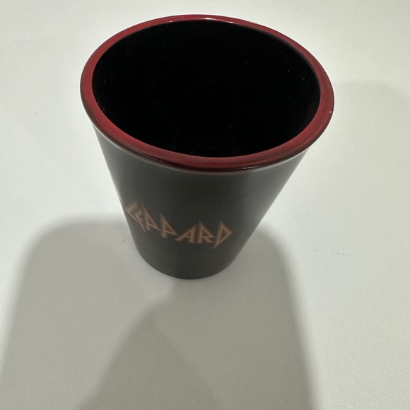 NEW Def Leppard Black Shot Glass - Picture 2 of 2